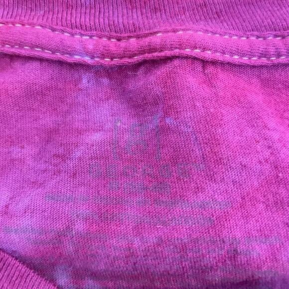 handmade tie dyed unisex tshirt M purple crackle ice frost - Picture 7 of 8